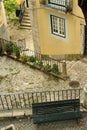 Idyllic courtyard in beautiful Alfama