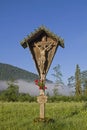 Idyllic cross in Jachenau