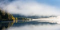 Idyllic fall mood at tyrol lake