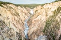 Idyllic Grand Canyon landscape in Yellowstone Royalty Free Stock Photo