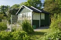 Idyllic green cottage