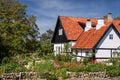 Idyllic half-timbered house on Bornholm