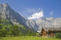 Alpine huts in the Eng in Tyrol