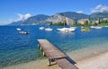 The idyllic lake garda Royalty Free Stock Photo