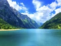 Idyllic Lake at KlÃÂ¶ntal Switzerland Royalty Free Stock Photo