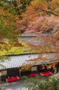 Idyllic landscape of Kyoto, Japan in autumn season Royalty Free Stock Photo