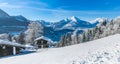 Idyllic landscape in the Bavarian Alps, Berchtesgaden, Germany Royalty Free Stock Photo