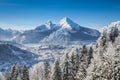 Idyllic landscape in the Bavarian Alps, Berchtesgaden, Germany Royalty Free Stock Photo