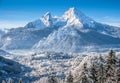 Idyllic landscape in the Bavarian Alps, Berchtesgaden, Germany Royalty Free Stock Photo