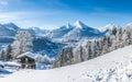 Idyllic landscape in the Bavarian Alps, Berchtesgaden, Germany Royalty Free Stock Photo
