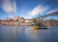 Panoramic view Porto with Douro - Portugal Royalty Free Stock Photo