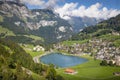 Idyllic landscape of Engelberg village, Obwalden, Swiss Alps, Switzerland Royalty Free Stock Photo