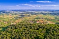 Idyllic landscape of rural Croatia in Prigorje region