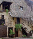 Beautiful Historic Stone Home in Strasbourg, France Royalty Free Stock Photo