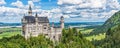 The idyllic Neuschwanstein Castle Royalty Free Stock Photo