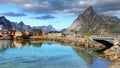 Scandinavia, Norway, Nordic Rugged Landscape, Lofoten Islands Royalty Free Stock Photo