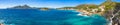 Coast seaside panorama of Sant Elm on Majorca, Spain Royalty Free Stock Photo