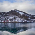 Idyllic Picturesque Scenery of Lofoten Islands
