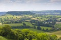 Idyllic rural landscape, Cotswolds UK Royalty Free Stock Photo