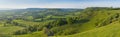 Idyllic rural landscape, Cotswolds UK Royalty Free Stock Photo