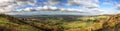 Idyllic rural landscape, Cotswolds UK Royalty Free Stock Photo