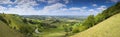 Idyllic rural landscape, Cotswolds UK Royalty Free Stock Photo