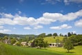 Idyllic rural landscape, Cotswolds UK Royalty Free Stock Photo