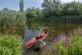 Idyllic scene on the river