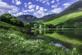 Idyllic scenery of English Lake District in springtime Royalty Free Stock Photo