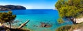 Idyllic Sea View in Mallorca Royalty Free Stock Photo