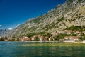 Idyllic seaside of the Bay of Kotor in Montenegro with charming private houses