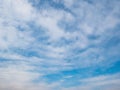 Idyllic sky with whie cloud, Royalty Free Stock Photo