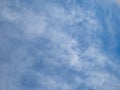 Idyllic sky with whie cloud Royalty Free Stock Photo