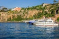 Idyllic Sorrento harbor landscape, Amalfi coast of Italy, Europe Royalty Free Stock Photo