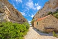 Idyllic Stinva bay beach on Vis island Royalty Free Stock Photo