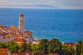 Idyllic stone village of Sutivan above blue sea Royalty Free Stock Photo