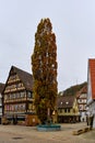 An idyllic street in Nagold, Baden-Wuerttemberg