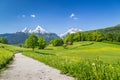 Idyllic summer landscape in the Alps, Nationalpark Berchtesgaden, Bavaria, Germany