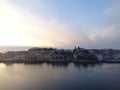 An idyllic sunset in norway - alesund