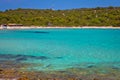 Idyllic turquoise beach Sakarun on Dugi Otok island Royalty Free Stock Photo