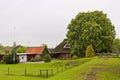 Idyllic typical German farmhouse in Brake Lower Saxony Germany