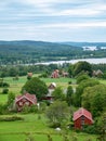 Idyllic, typical swedish cottage in summer time