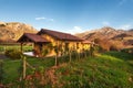 Idyllic valley landscape in Picos de Europa, Asturias, Spain Royalty Free Stock Photo