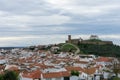 Idyllic view of Arraiolos village with its iconic castle atop.