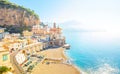 Atrani village on Amalfi Coast, Italy Royalty Free Stock Photo