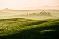 Idyllic view of hilly farmland in Tuscany Royalty Free Stock Photo