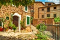 Beautiful old village on Majorca island, Spain Royalty Free Stock Photo