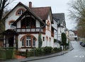 Idyllic villa in a German town Royalty Free Stock Photo
