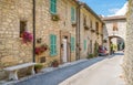 The idyllic village of Corciano, near Perugia, in the Umbria region of Italy.