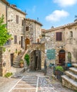 The idyllic village of Melezzole, near Montecchio, in the province of Terni. Umbria, Italy. Royalty Free Stock Photo